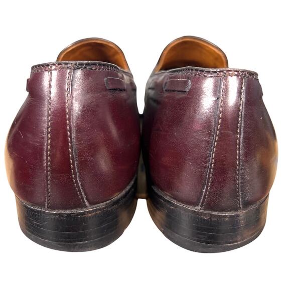 Alden Men\'s 561 Burgundy Leather Tassel Loafers Size US 8 E main image 8